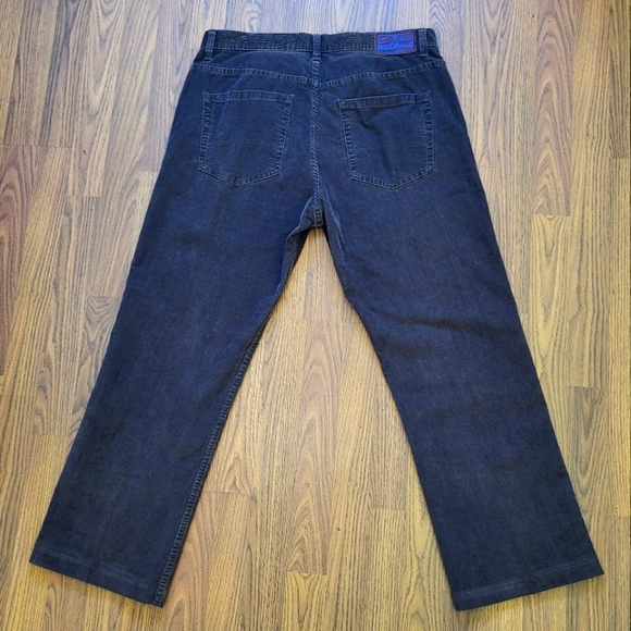 Dockers D3 Classic Fit Flat Front Brown Cotton Khakis Chinos Mens Pants 36x32 - Picture 7 of 9